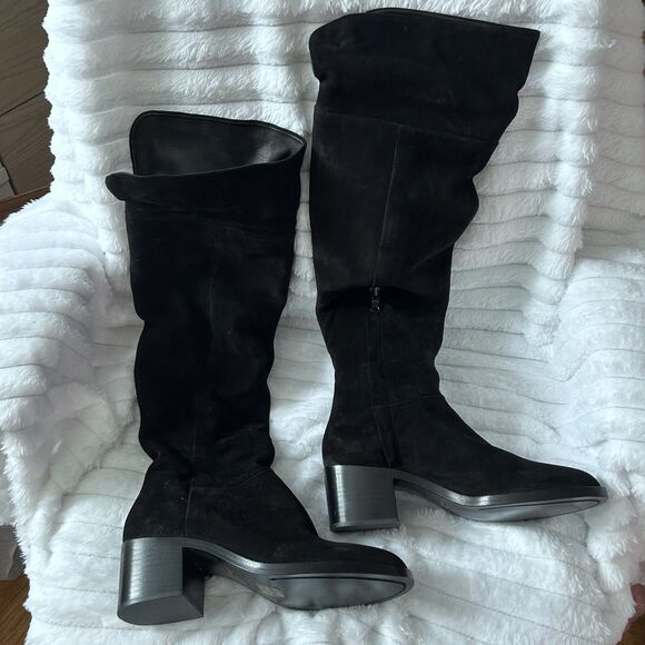 Rag and Bone Ashby Suede Over The Knee Boots Size 38 NIB - Picture 1 of 16